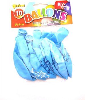 10 ballonnen een jongen / meisje