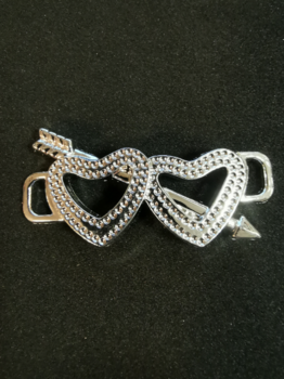 10 dubbel harten zilver
