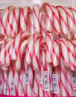 10 zuurstokjes roze