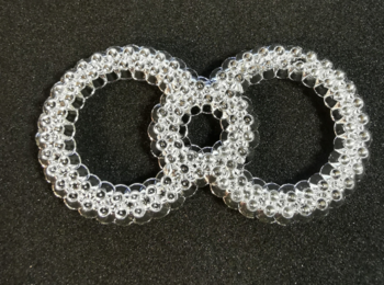 10x dubbel ringen zilver