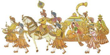 20x kaartje Hindu bruiloft