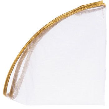 10x tule dikke rand goud of zilver