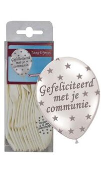 12 ballonnen communie