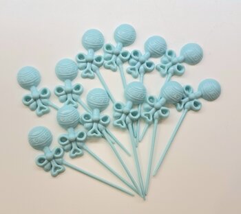 12 cupcake toppings rammelaar blauw