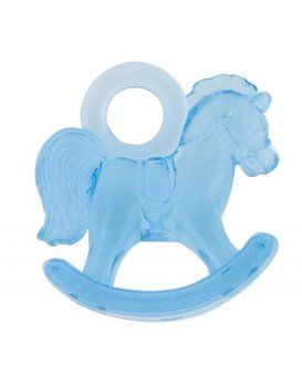 16 blauwe hobbelpaardjes