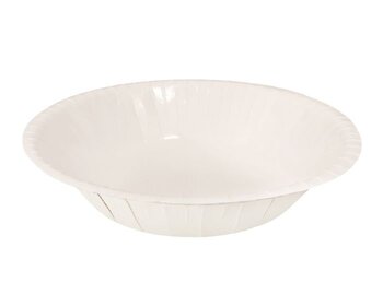 20x diep bordje karton wit