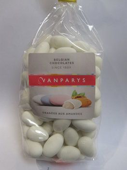 250 gram amandelboontjes wit
