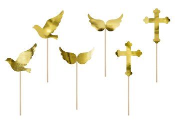 6x cupcake toppers communie