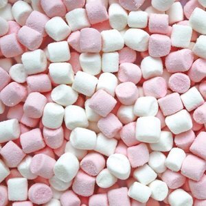 100 gram minispekjes roze