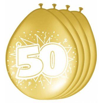 8 balonnen 50 jaar
