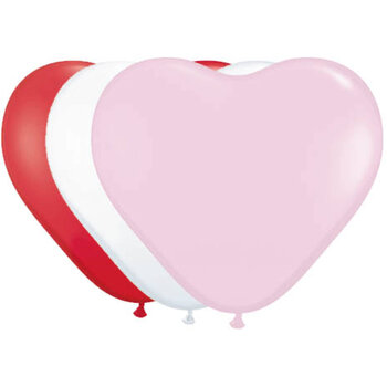 8 hartballonnen 25cm