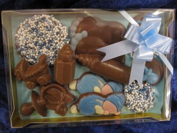 assortimentsdoosje chocolade babyshower-geboorte