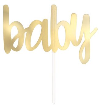 Baby taarttopper glansfolie