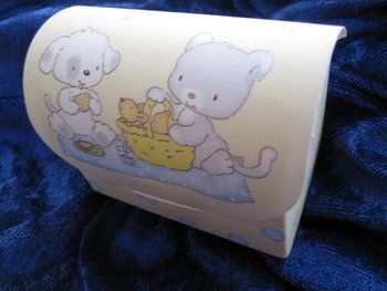 babyshowerdoosje piraat geel