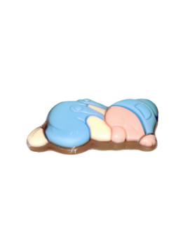 8x blauwe chocolade baby's 100gram