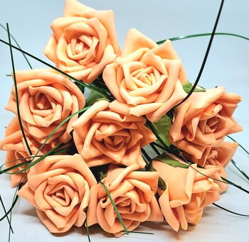 bloemtros in zalm of roze