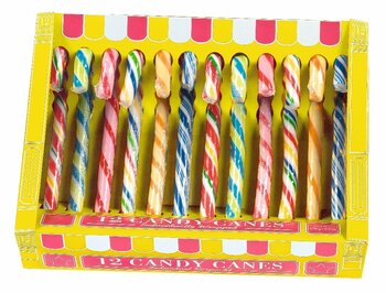 candy canes kleur in doosje