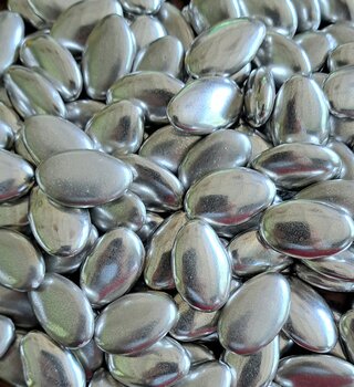 chocolade dragee zilver 1000 gram