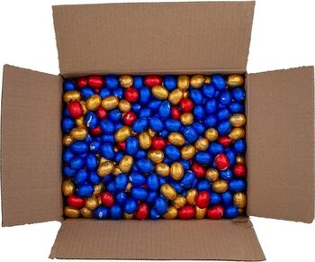 chocolade paaseieren massieve chocolade 3 Kg,