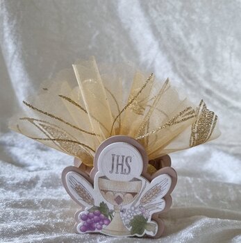 communiedoosje met luxe tule