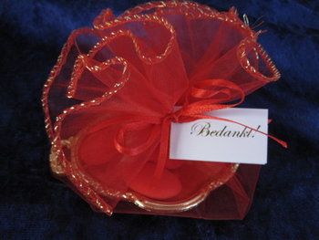 Dienblad in tule