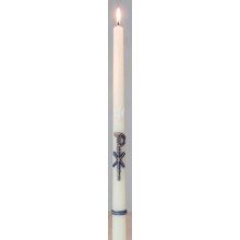 doopkaars 40cmx3cm PX blauw
