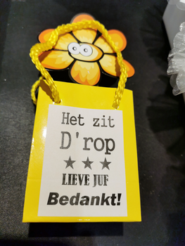 drop tasje juffrouw of meester