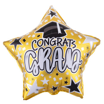 folieballon ster congrats