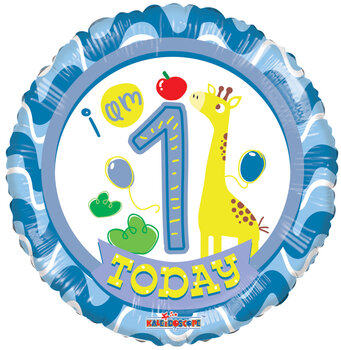 heliumballon 1 jaar giraffe