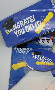 hoera geslaagd versierpakket 6 delig