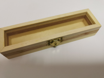 houten doosje met venster