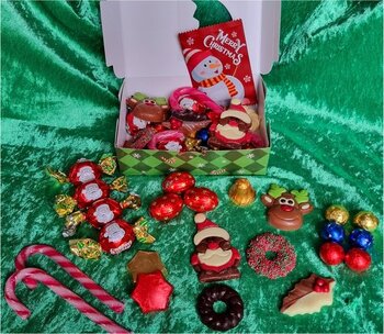 kerst bonbons en candy canes 250 gram