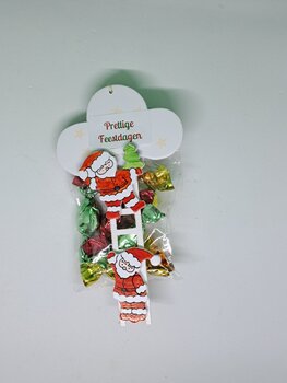 kerstmannetje op ladder traktatie