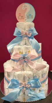 luiertaart gender reveal