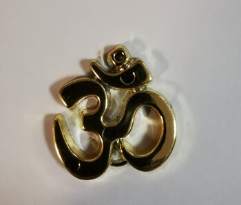 Ohm symbool goud
