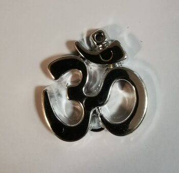 Ohm teken zilver