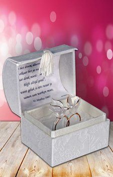 ringen met duifjes kristal