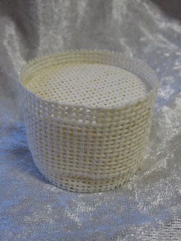 rond doosje jute