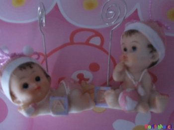 roze baby fotohouder
