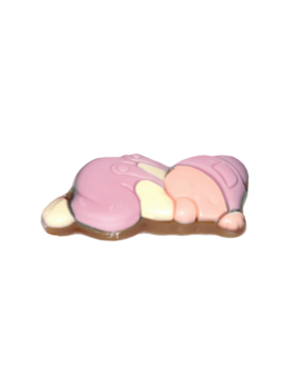 8x roze chocolade baby's 100gram