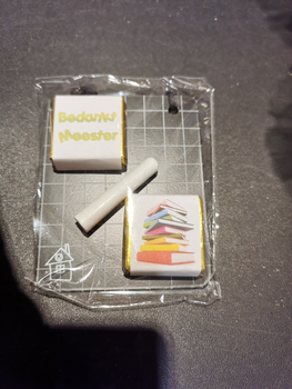 schoolbordje chocolade