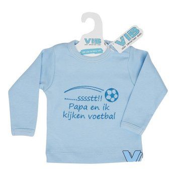 shirt papa en ik kijken voetbal