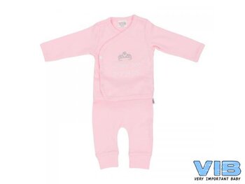shirtje en broekje set roze