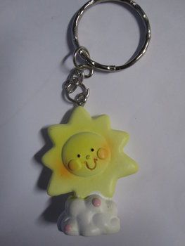 sleutelhanger zon