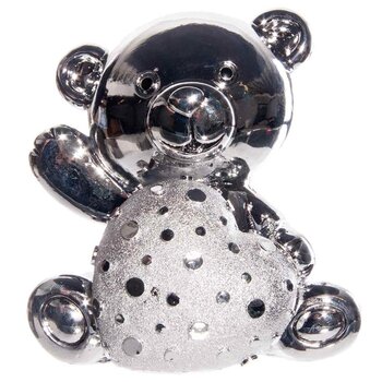 spaarpot beer zilver