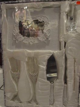 trouwset receptie en feest vlinders