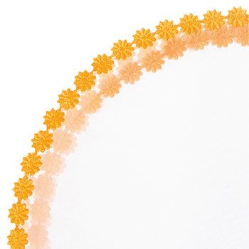 10x tule bloemrand