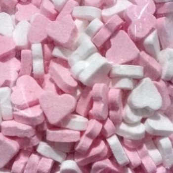 600 gram vruchtenhartjes roze